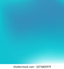 Abstract blue gradient. Smooth blurred background. Website texture backdrop. Plain dreamy design. Mesh background. Abstract modern style. Bright eco gradient. Plain mesh illustration. Blue vector.
