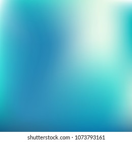 Abstract blue gradient. Smooth blurred background. Website texture backdrop. Plain dreamy design. Mesh background. Abstract modern style. Bright eco gradient. Plain mesh illustration. Blue vector.