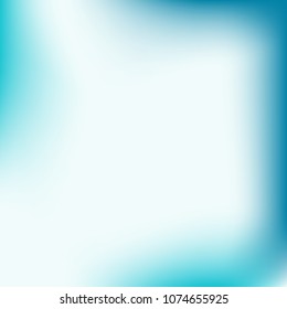 Abstract blue gradient. Smooth blurred background. Website texture backdrop. Plain dreamy design. Mesh background. Abstract modern style. Bright eco gradient. Plain mesh illustration. Blue vector.