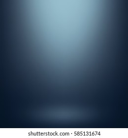 Abstract blue gradient. Used as background for product display. Vector illustration eps 10.