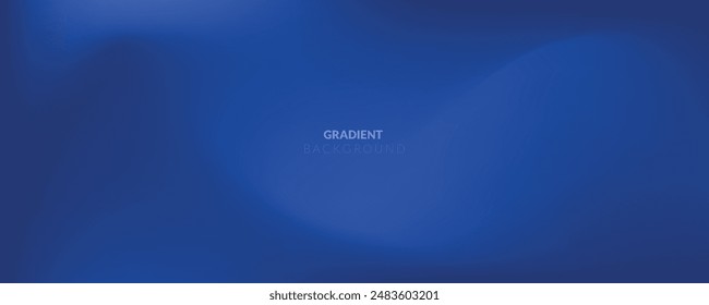 Abstract blue gradient vector background	
