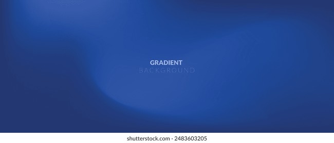 Abstract blue gradient vector background	
