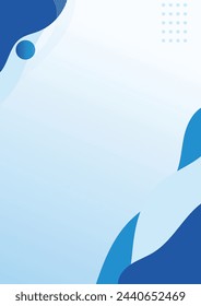 Abstract Blue Gradient Wave background