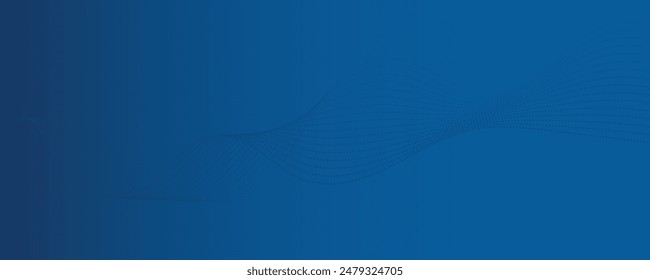 Abstract blue gradient wave background. EPS10