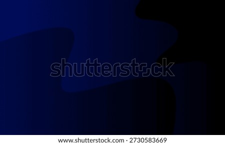 Abstract Blue Gradient Wave with Flowing Smooth Shapes and Colors