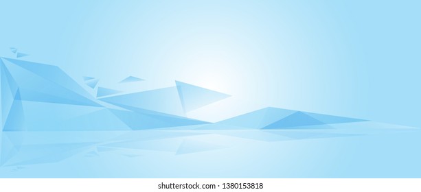 The abstract blue graphic for background content.