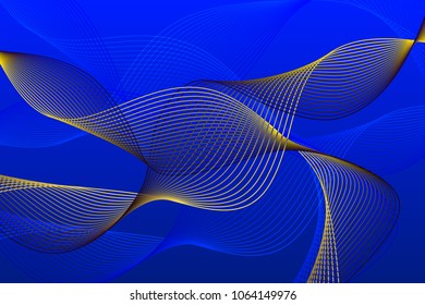Abstract blue graphic background. Vector illustration.
