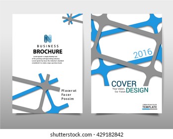 Abstract blue gray for annual report leaflet Brochure Flyer design template vector, 
Geometric style background for book cover layout design, presentation template in A4 size design.