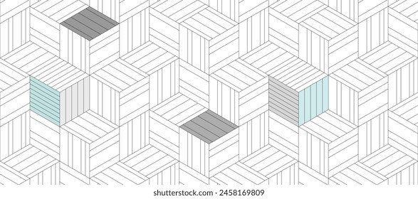 abstract blue gray hexagon. geometric texture background. striped polygon pattern. architectural concept.