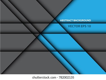 Abstract blue gray line shadow texture  design modern futuristic background vector illustration.