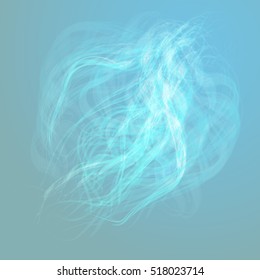 Abstract blue gray turquoise form an underwater theme