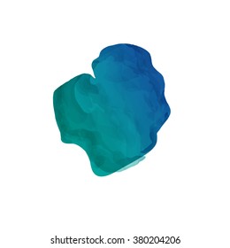 Abstract blue green