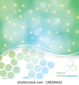 Abstract blue green background