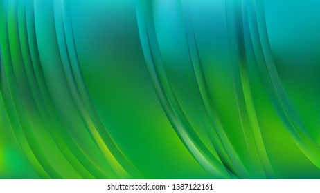 Abstract Blue and Green Background