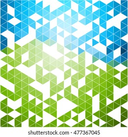 Abstract blue green background