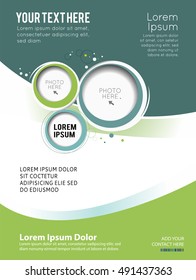 Abstract blue and green background