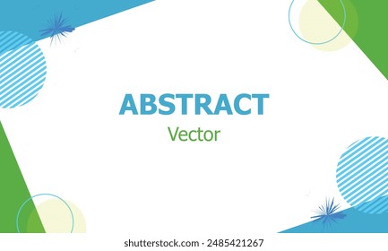 Abstract blue and green background with beautiful fluid shapes. Free Vector