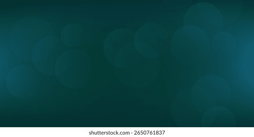 Abstract blue green background created in camera with a macro lens with overlapping bokeh circular shapes soft modern simple