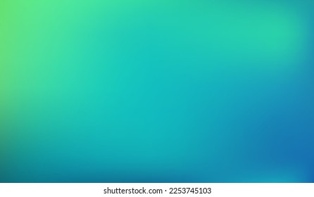 Abstract blue and green background, gradient backdrop