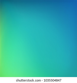 Abstract blue and green background. Nature gradient backdrop. Vector illustration. Ecology concept for your graphic design, banner or poster.