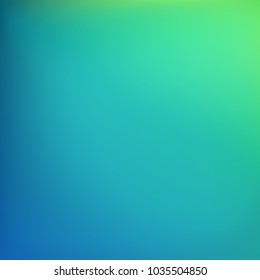 Abstract blue and green background. Nature gradient backdrop. Vector illustration. Ecology concept for your graphic design, banner or poster.