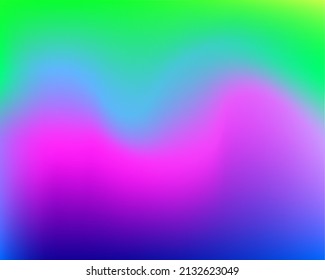 Abstract blue and green background. Nature gradient backdrop. Vector illustration. Ecology concept for your graphic design, banner or poster.