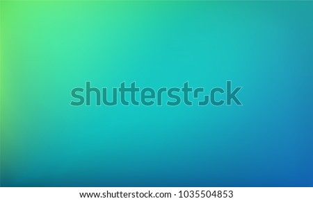 Abstract blue and green background. Nature gradient backdrop. Vector illustration. Ecology concept for your graphic design, banner or poster.