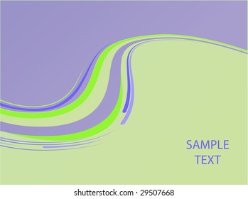 Abstract blue and green  background. Vector illustration