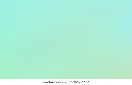 Abstract blue and green blurred gradient mesh background in bright colors. Colorful smooth banner template. Easy editable soft colored vector illustration in EPS10 without transparency.