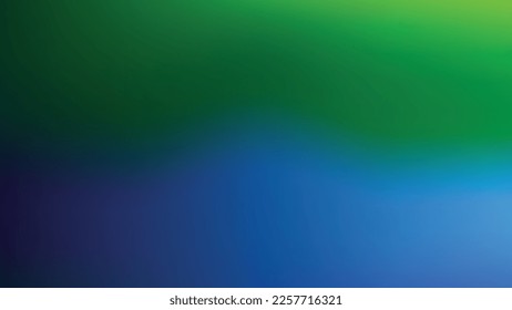 Abstract blue green blurry gradient mesh background