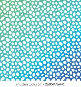 Abstract Blue and Green Bubble Pattern Background Texture