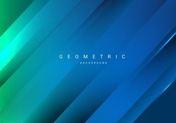 Abstract Blue And Green Color Texture Dynamic Background Vector