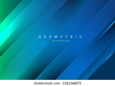 Abstract Blue And Green Color Texture Dynamic Background Vector