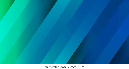Abstract blue and green color texture dynamic background vector