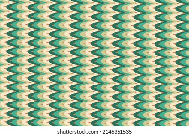 Abstract blue green cream background, minimal colorful zigzag pattern, colored background, pastel colors texture backdrop