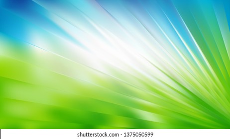 Abstract Blue and Green Diagonal Lines Background Illustration