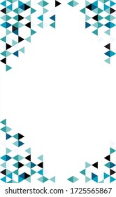 Resumen del vector de fondo geométrico azul y verde