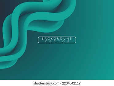 Abstract blue and green geometric background. Modern background design. Liquid color. Fluid shapes composition. Fit for presentation design. website, basis for banners, wallpapers, brochure, posters