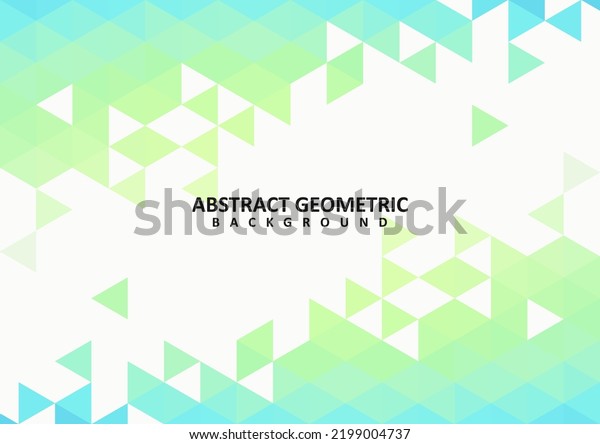 Abstract Blue Green Geometric Background Texture Stock Vector (Royalty ...