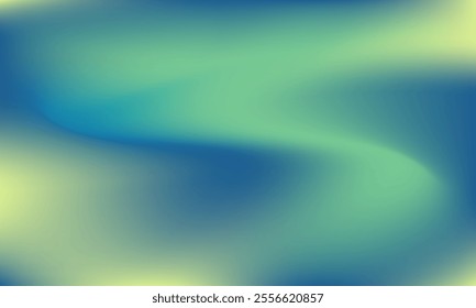 Abstract blue and green gradient background. Beauty curved shape  design for banner, poster, brochure, digital, page, surface, decoration, advertising, header, display, invitation, backdrop, website