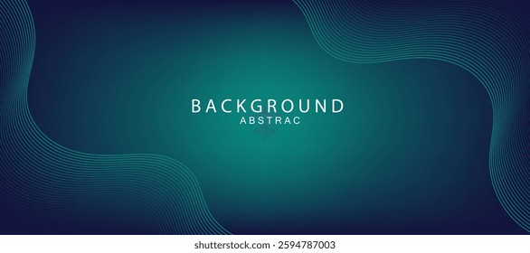 abstract blue and green gradient background, business technology digital communication template, illustration element, future banner poster cover pattern creative graphic vector blend banner header