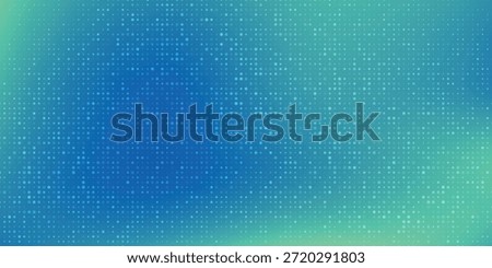 Abstract Blue Green Gradient Background with Dotted Pattern for Tech and Digital Design Elements