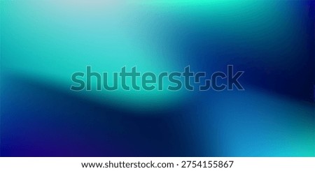 Abstract Blue Green Gradient Background With Soft Blur For Modern Design And Technology Projects