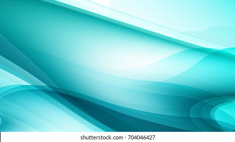 Abstract Blue green gradient curve background