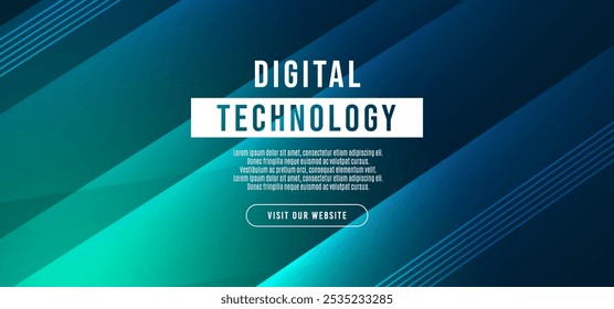 Abstract blue green gradient digital technology speed connect background, cyber information, communication, innovate future tech data, internet network connection, Ai big data, wall floor illustration