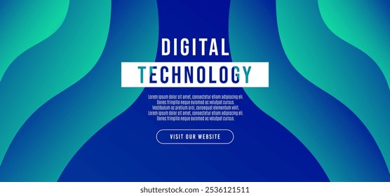 Abstrakte blaugrüne Gradient digitale Technologie Geschwindigkeit verbinden Hintergrund, Cyber-Informationen, Kommunikation, innovative Zukunft Tech-Daten, Internet-Netzwerk-Verbindung, Ai Big Data, Wand Boden Illustration