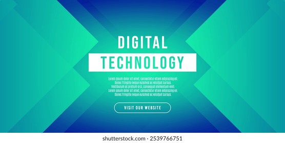 Fondo de conexión de velocidad de tecnología digital de gradiente verde azul Abstractas, información cibernética, comunicación, innovar datos tecnológicos futuros, conexión de red de Internet, Big data de IA, ilustración de piso de pared