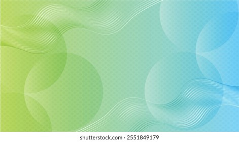 Abstract blue and green gradient geometric shape circle background. Modern futuristic background. Can be use for landing page, book covers, brochures, flyers, magazines, any brandings, banners, header