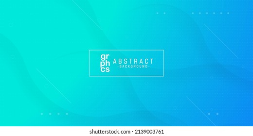 Abstract blue green gradient illustration background with simple pattern. cool design.Eps10 vector