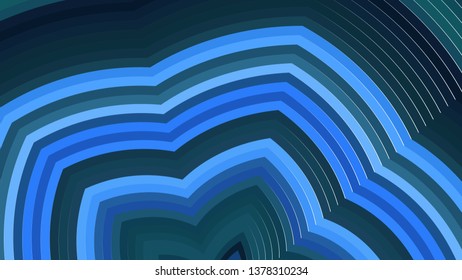 Abstract Blue and Green Graphic Background Vector Illustration